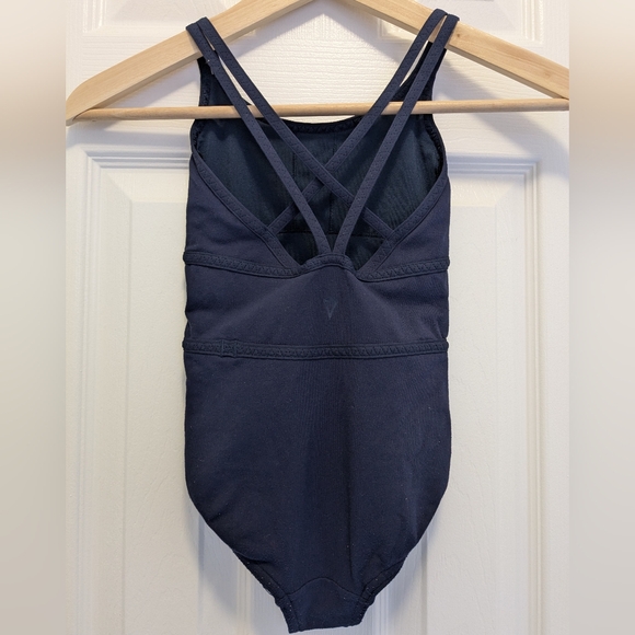 Ivivva Bodysuit Size 6 navy (Lululemon Kids) - Picture 3 of 8
